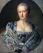 Francois-Hubert Drouais Portrait of Countess Darya Petrovna Saltykova Sweden oil painting artist
